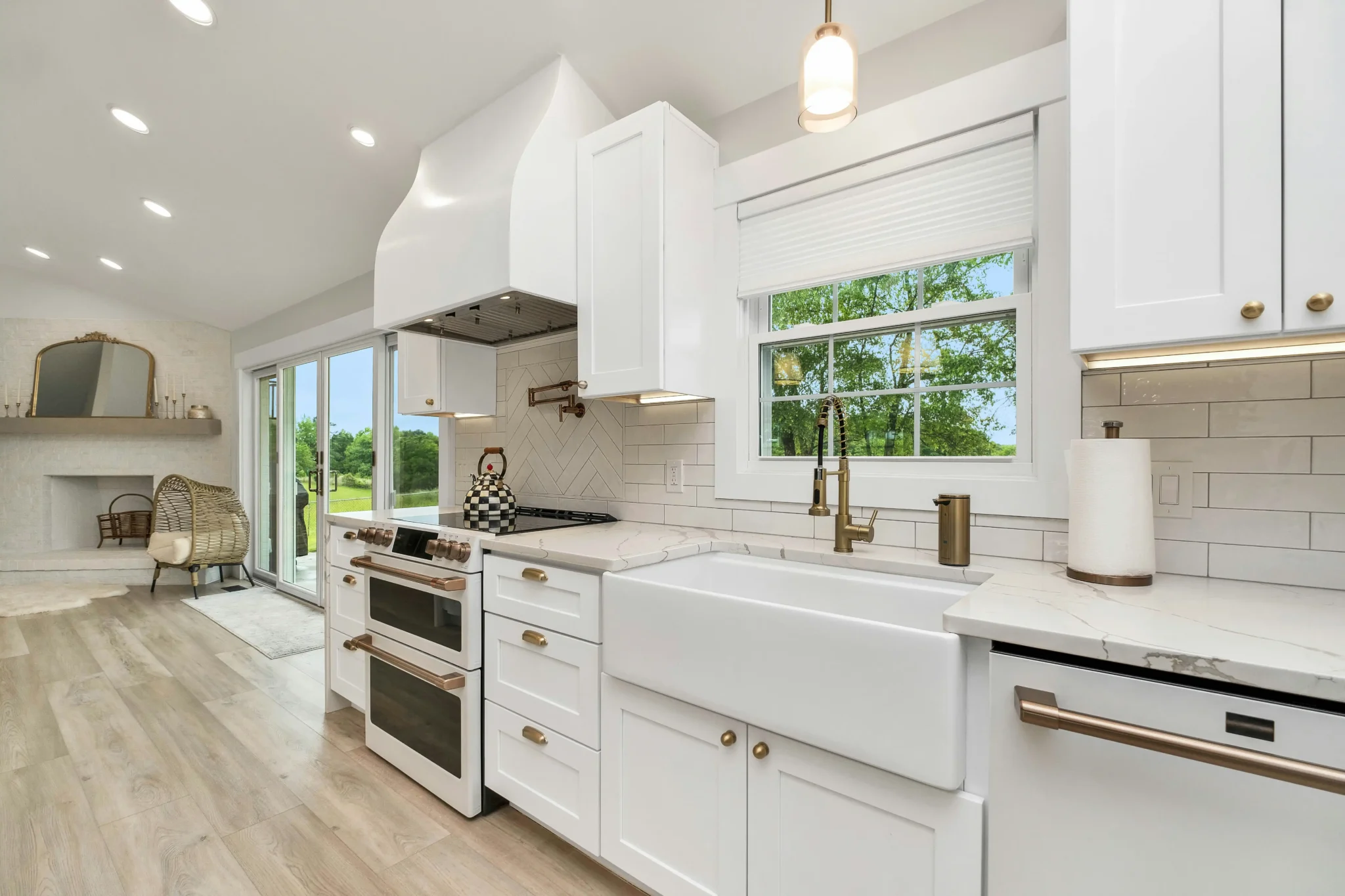Farmhouse Transitional Kitchen Remodel by ProTech Home Builders Inc project photo